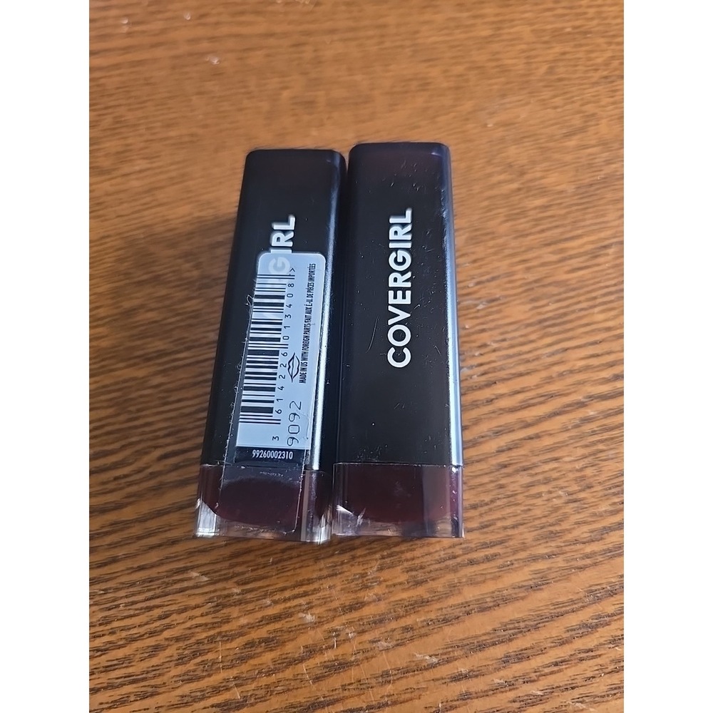 Lot Of 2 COVERGIRL Exhibitionist Demi Matte Lipstick- 455 Infamous -0.12 oz